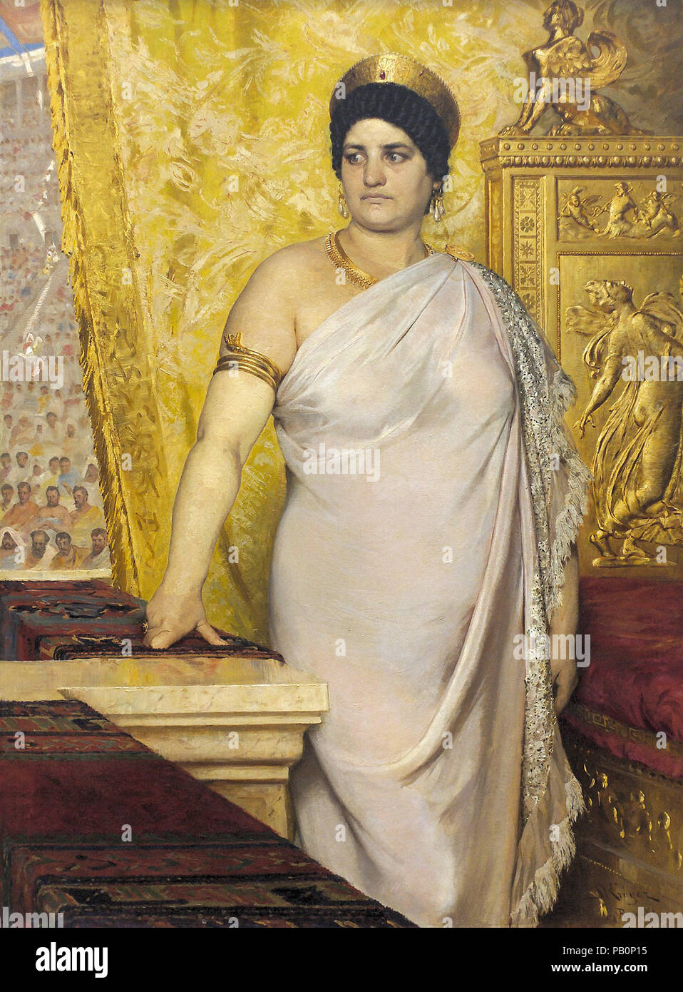 Kroyer Peder Severin - messalina 1. Stockfoto