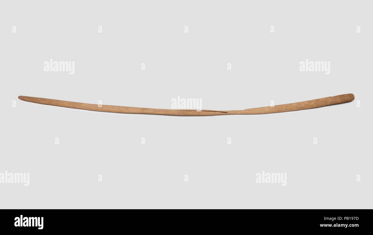 Beater-In für einen Webstuhl. Abmessungen: L 223 cm (87 13/16 in.). Dynastie: Dynasty 12-18. Datum: Ca. 1991-1450 v. Chr.. Museum: Metropolitan Museum of Art, New York, USA. Stockfoto