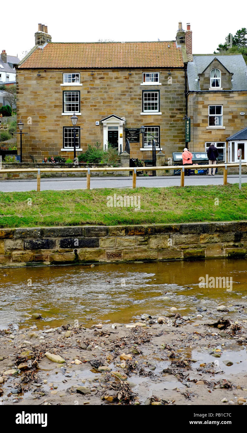 Estbek Haus im Sandsend in der Nähe von Whitby, North Yorkshire. © Clare Hargreaves Stockfoto