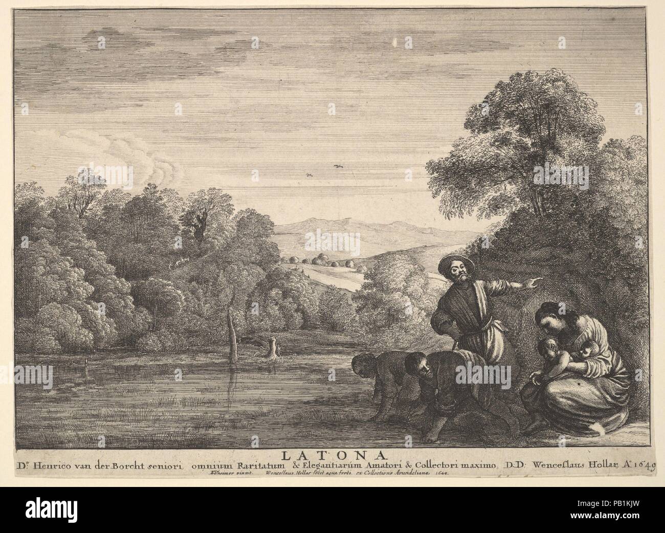 Latona Und Die Lykischen Bauern übersetzung Latona und die lykischen Bauern. Artist: Nach Adam Elsheimer (Deutsch