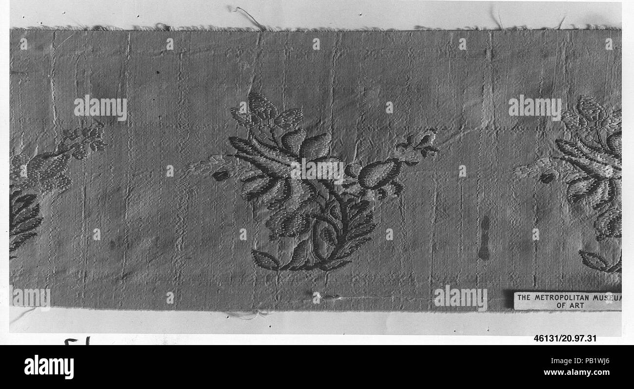 Stück. Kultur: Spanisch. Abmessungen: 31) 6 1/4 x 15 1/2 Inch (15,9 x 39,4 cm).48) 15 1/4 x 10 3/8 Zoll (38,7 x 26,4 cm). Datum: Mitte des 18. Jahrhunderts. Museum: Metropolitan Museum of Art, New York, USA. Stockfoto