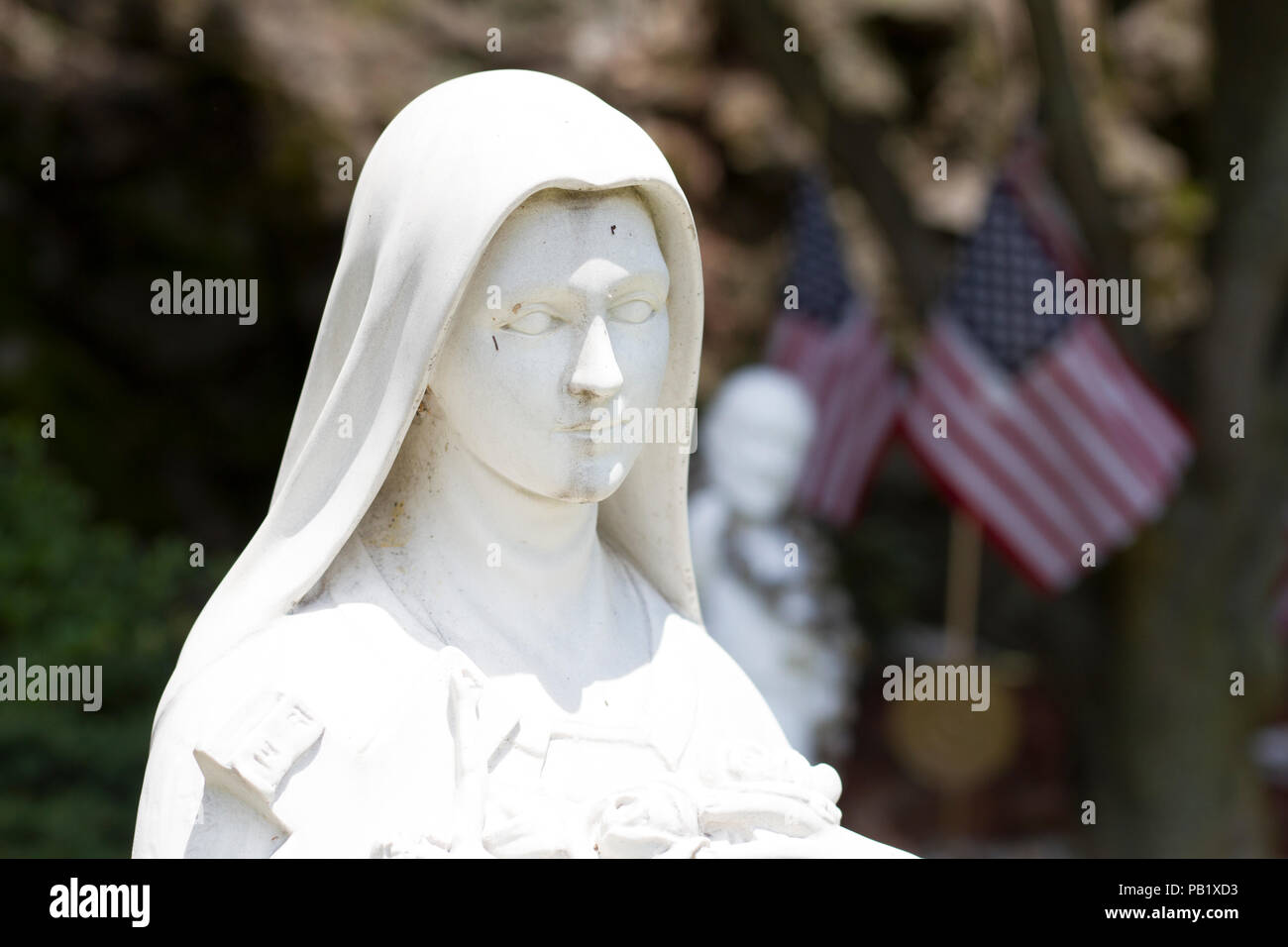 Maria, Mutter Gottes, Christ Statue der Jungfrau Maria Stockfoto