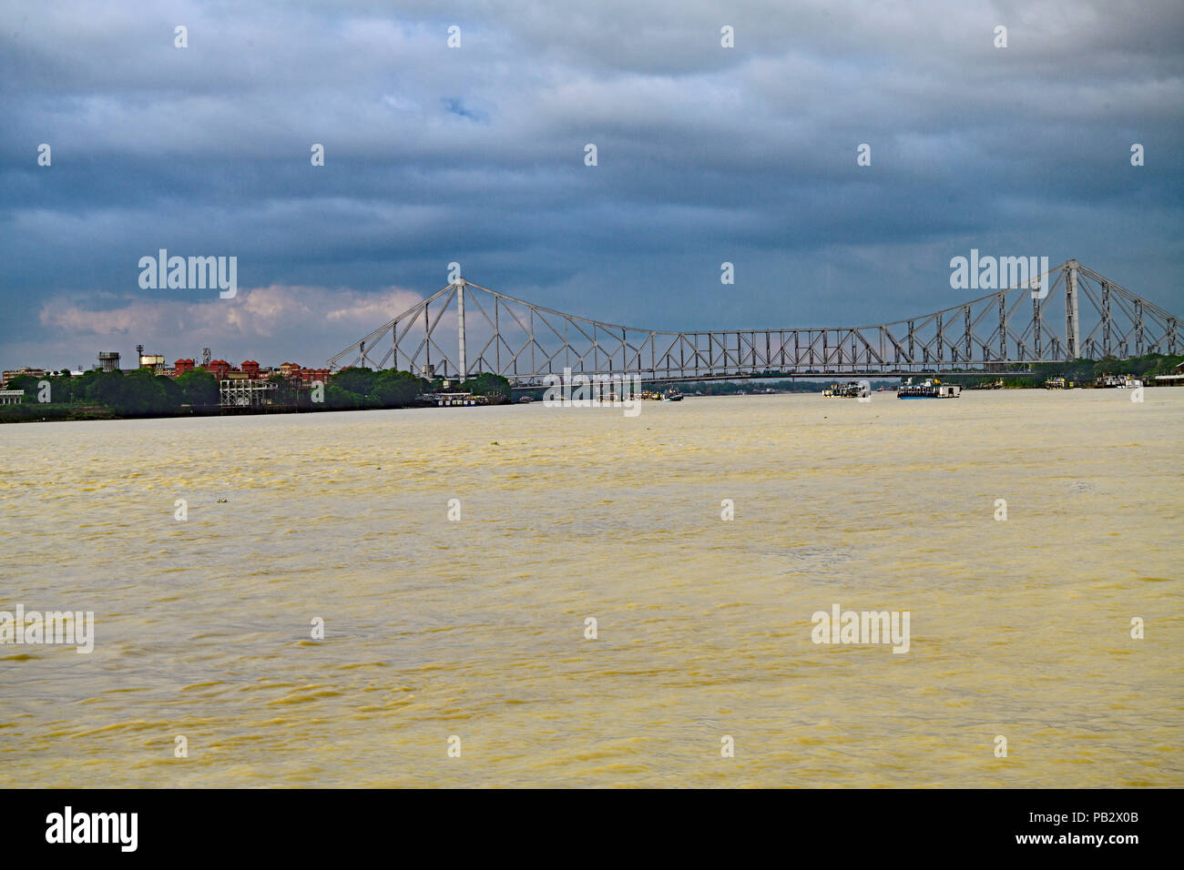 Howrah Bridge AKA Rabindra Setu Stockfoto
