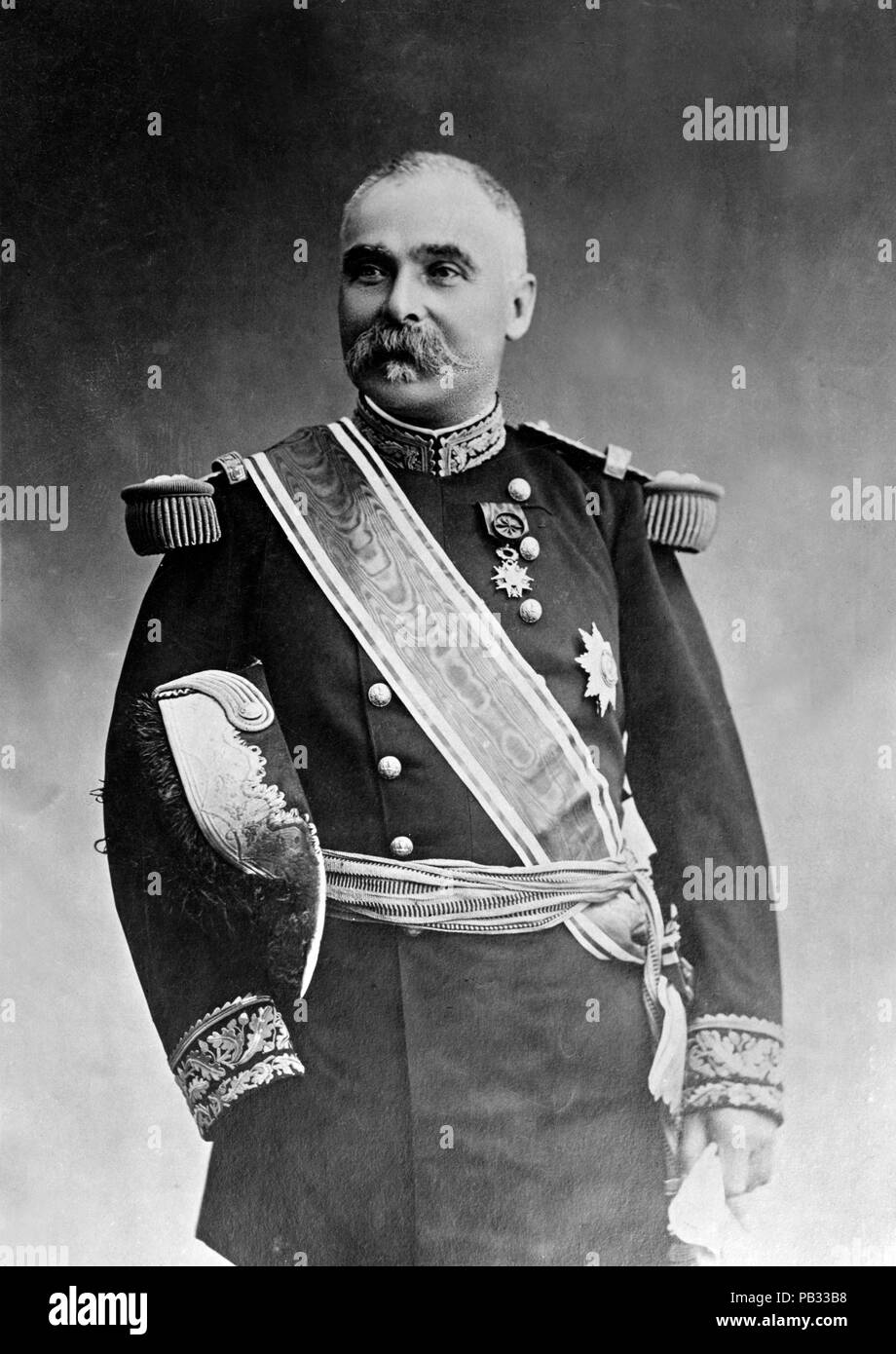 Offizielles Foto, das den Militärführer zeigt Stockfoto