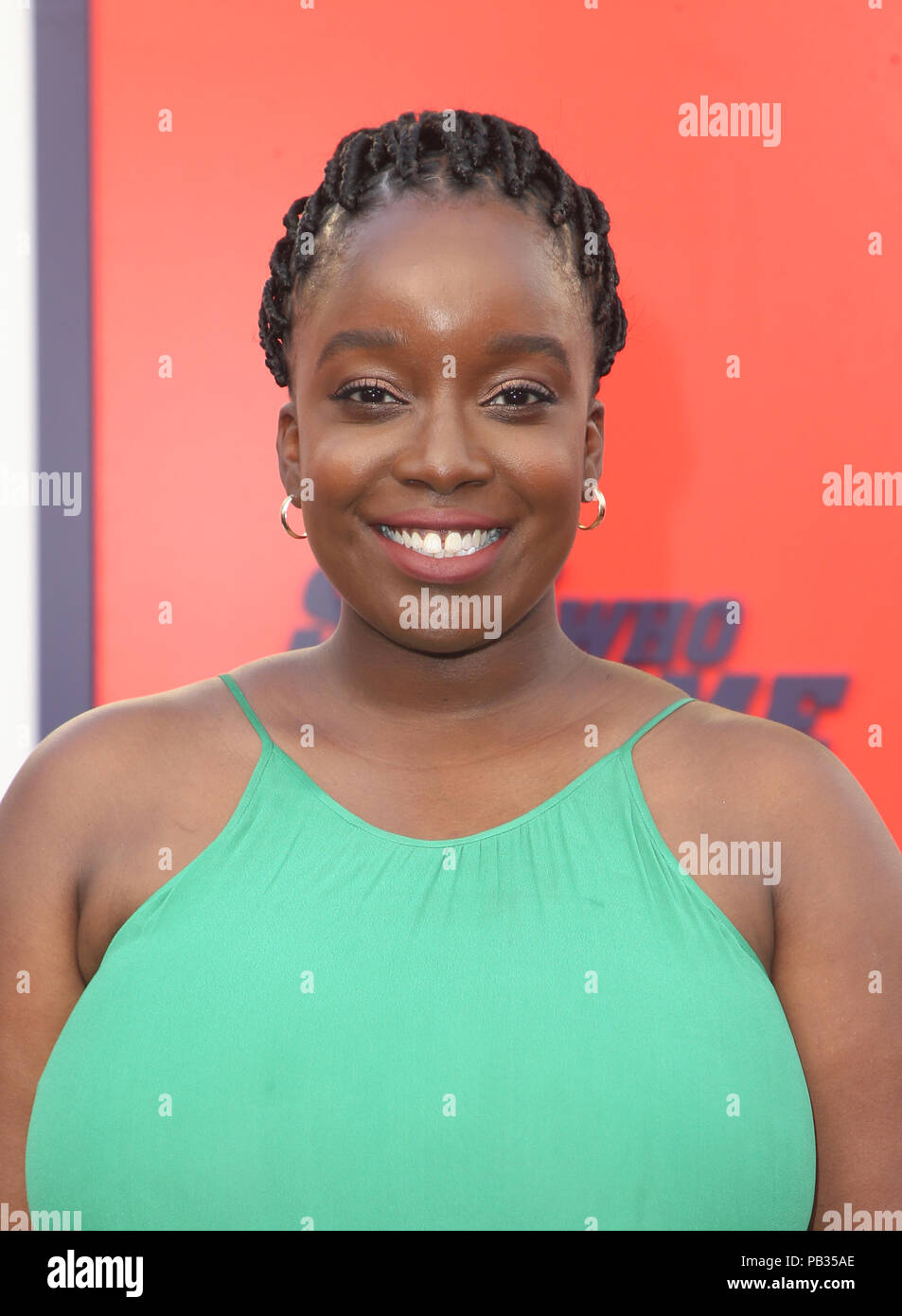 Westwood, Ca. 25. Juli, 2018. Lolly Adefope, im LA premiere Der Spion, der mich im Fox Village Theater in Westwood, Kalifornien am 25. Juli 2018 ausgegeben. Credit: Faye Sadou/Medien Punch/Alamy leben Nachrichten Stockfoto