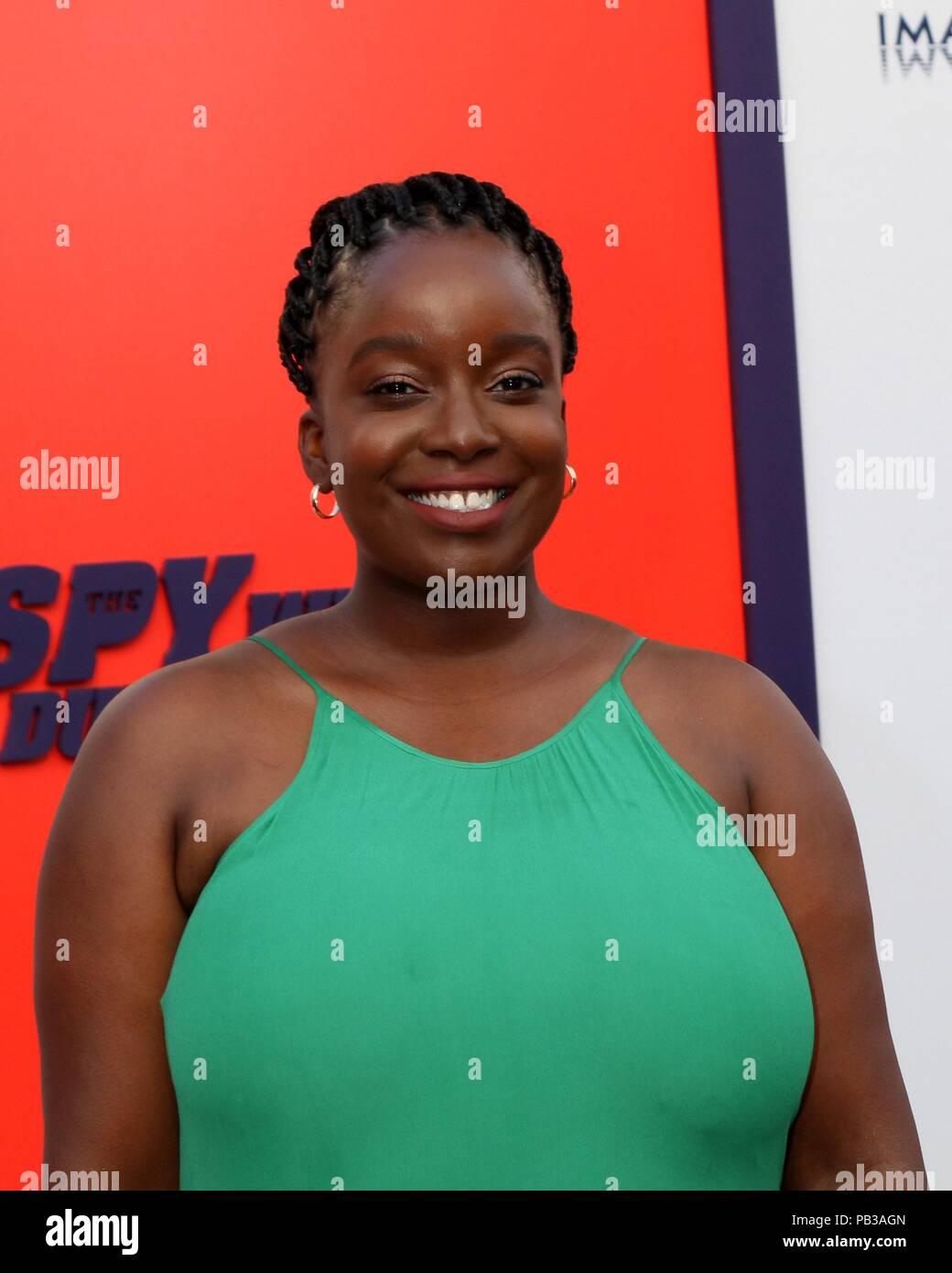 Los Angeles, CA, USA. 25. Juli, 2018. Lolly Adefope in der Ankunftshalle für der Spion, der entleerte mich Premiere, Fox Theatre, Westwood Village, Los Angeles, CA 25. Juli 2018. Credit: Priscilla Grant/Everett Collection/Alamy leben Nachrichten Stockfoto