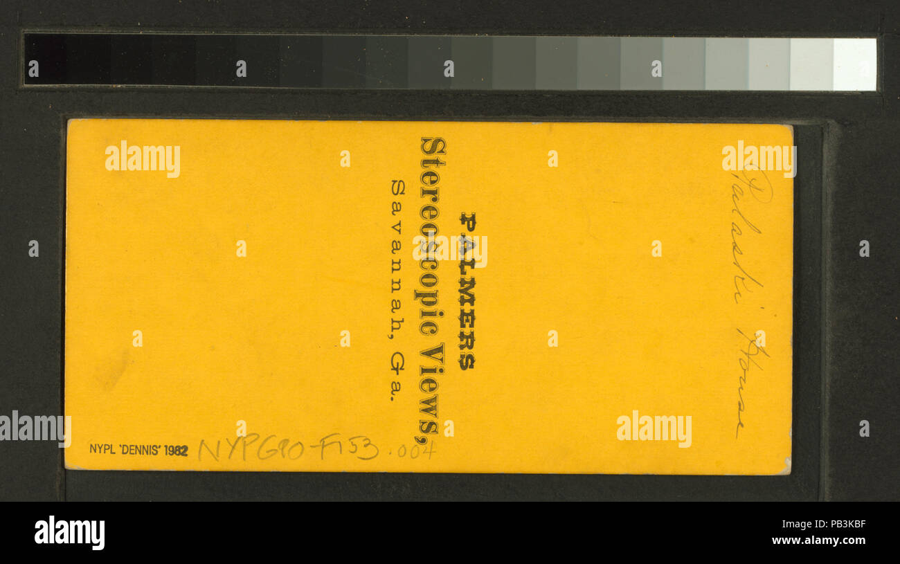 1236 Pulaski House (Nypl b 11707430 - G90 F153 004B) Stockfoto