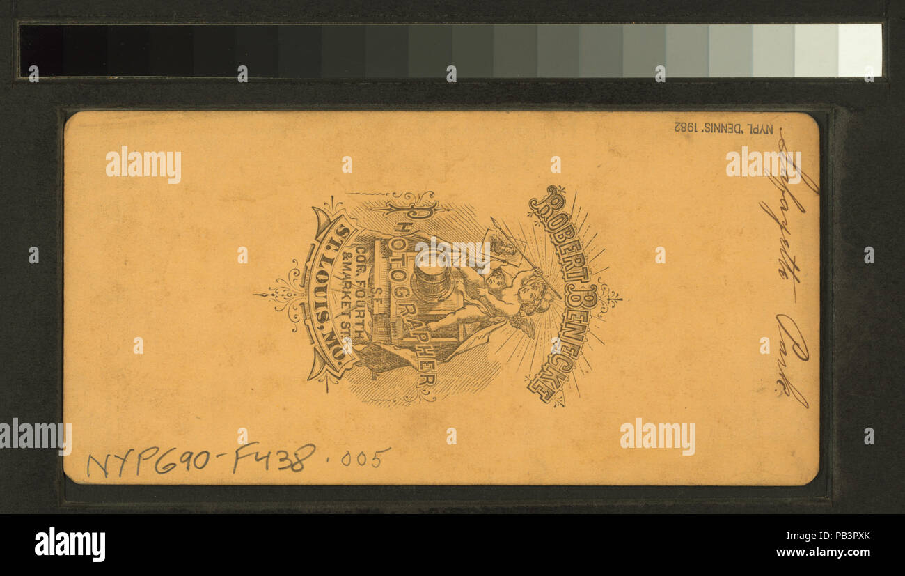 881 Lafayette Park (NYPL NYPG 90-F 438-G 90 F438 005 B) Stockfoto