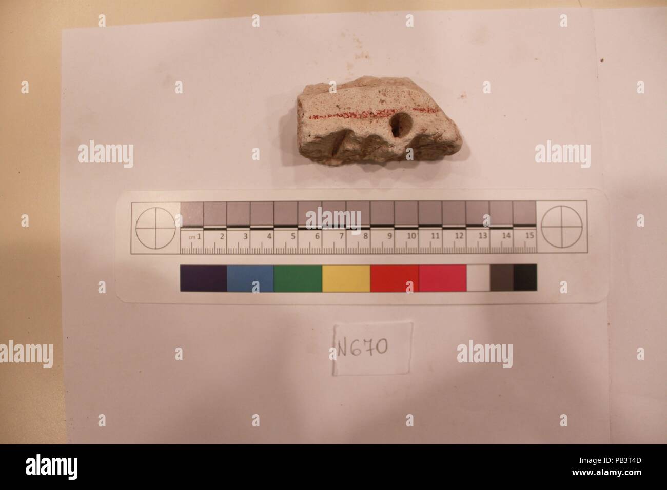 Fragment. Maße: L 6,5 cm x B 4 x H 2. Datum: wahrscheinlich 8. bis 12. Jahrhundert. Museum: Metropolitan Museum of Art, New York, USA. Stockfoto