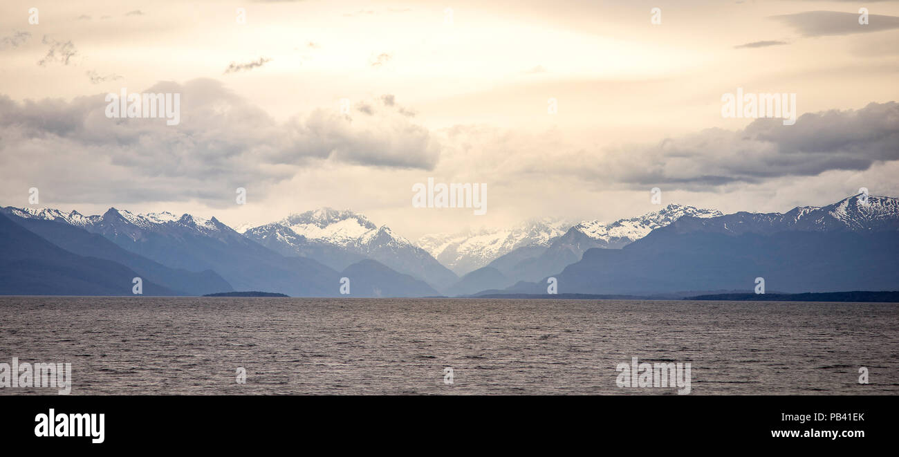 Defokussierten Schnee Landschaft Mount Cook, dem höchsten Berg in Neuseeland und beliebt. Idee für Hintergrund Stockfoto