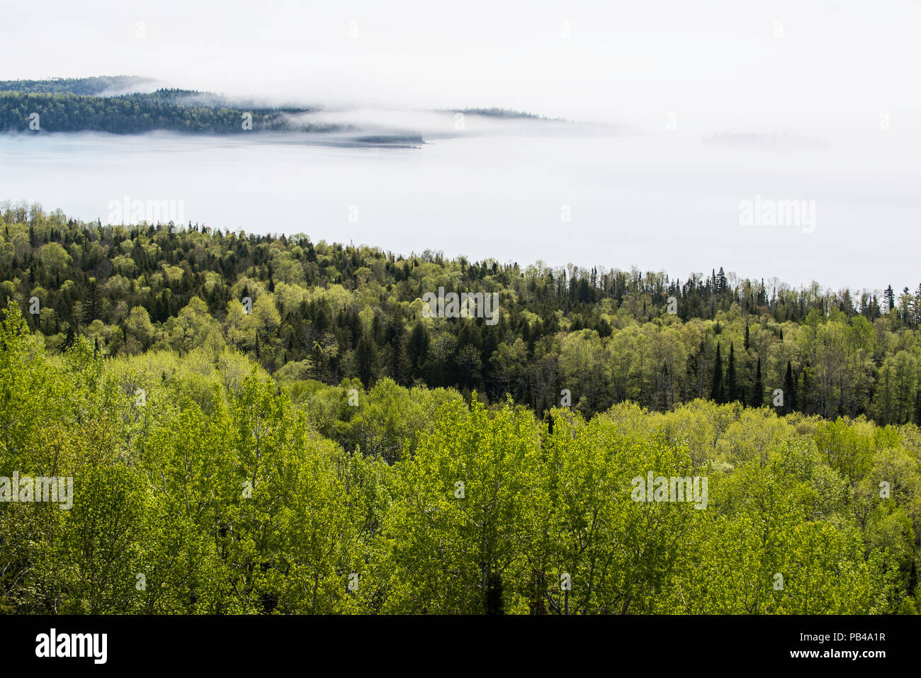 Wauswaugoing Bay, Lake Superior, MN, USA, durch die Bruce Montagne/Dembinsky Foto Assoc Stockfoto