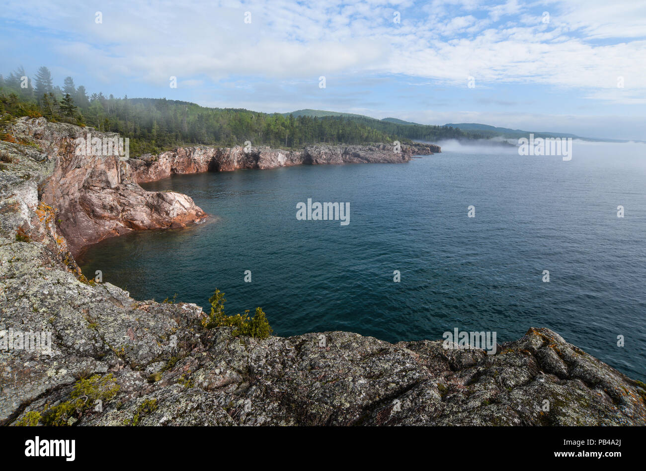 Schaufel, Tettegouche SP, Lake Superior, MN, USA, durch die Bruce Montagne/Dembinsky Foto Assoc Stockfoto