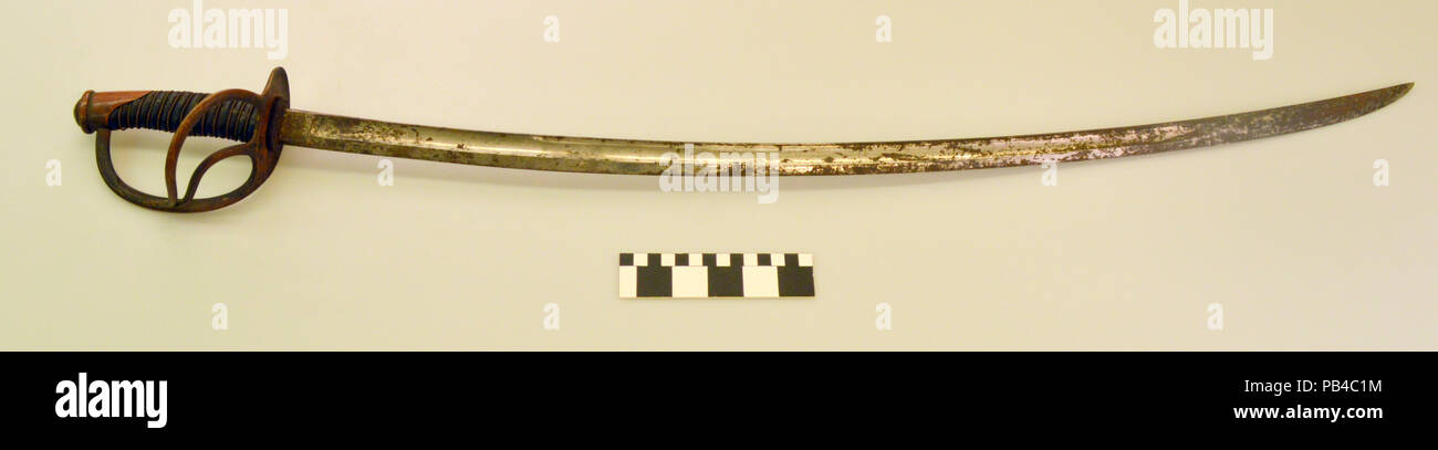 1785 US-M 1860 Christopher Roby vertrag Schwert des Bundes Officer Levi A. Gibson Stockfoto