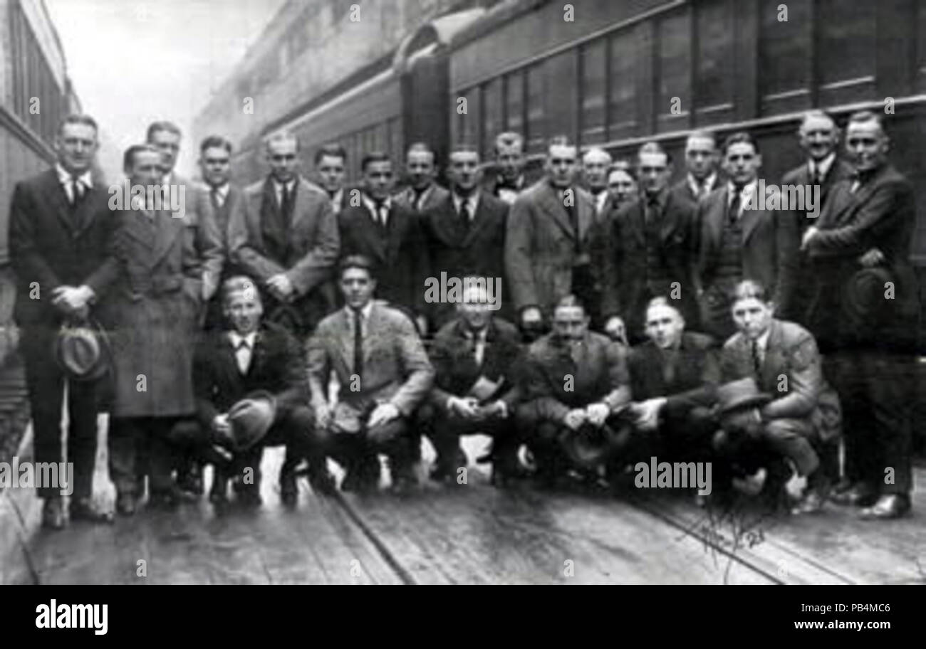 1827 W&amp; J1922 Rose Bowl Team Stockfoto