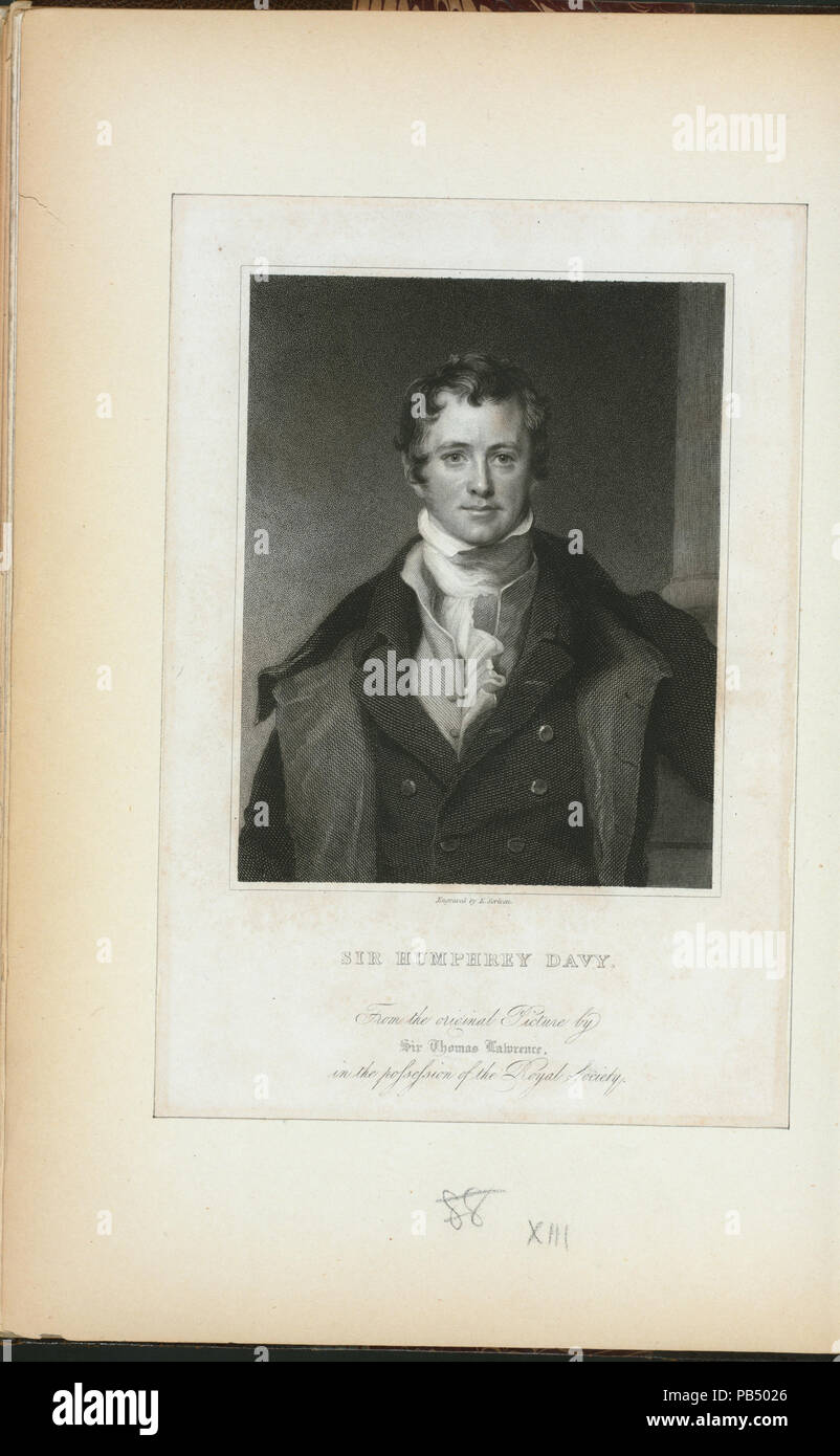 1540 Sir Humphrey Davy (NYPL Hades -255545-430607) Stockfoto