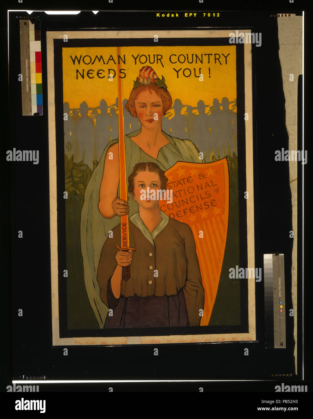 Frau 1865 ihr Land braucht Sie! LCCN 2002708941 Stockfoto