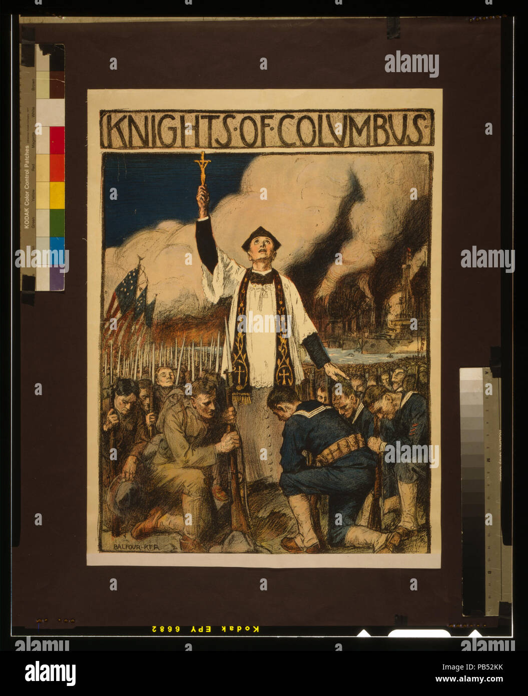 864 Knights of Columbus LCCN 2002711996 Stockfoto