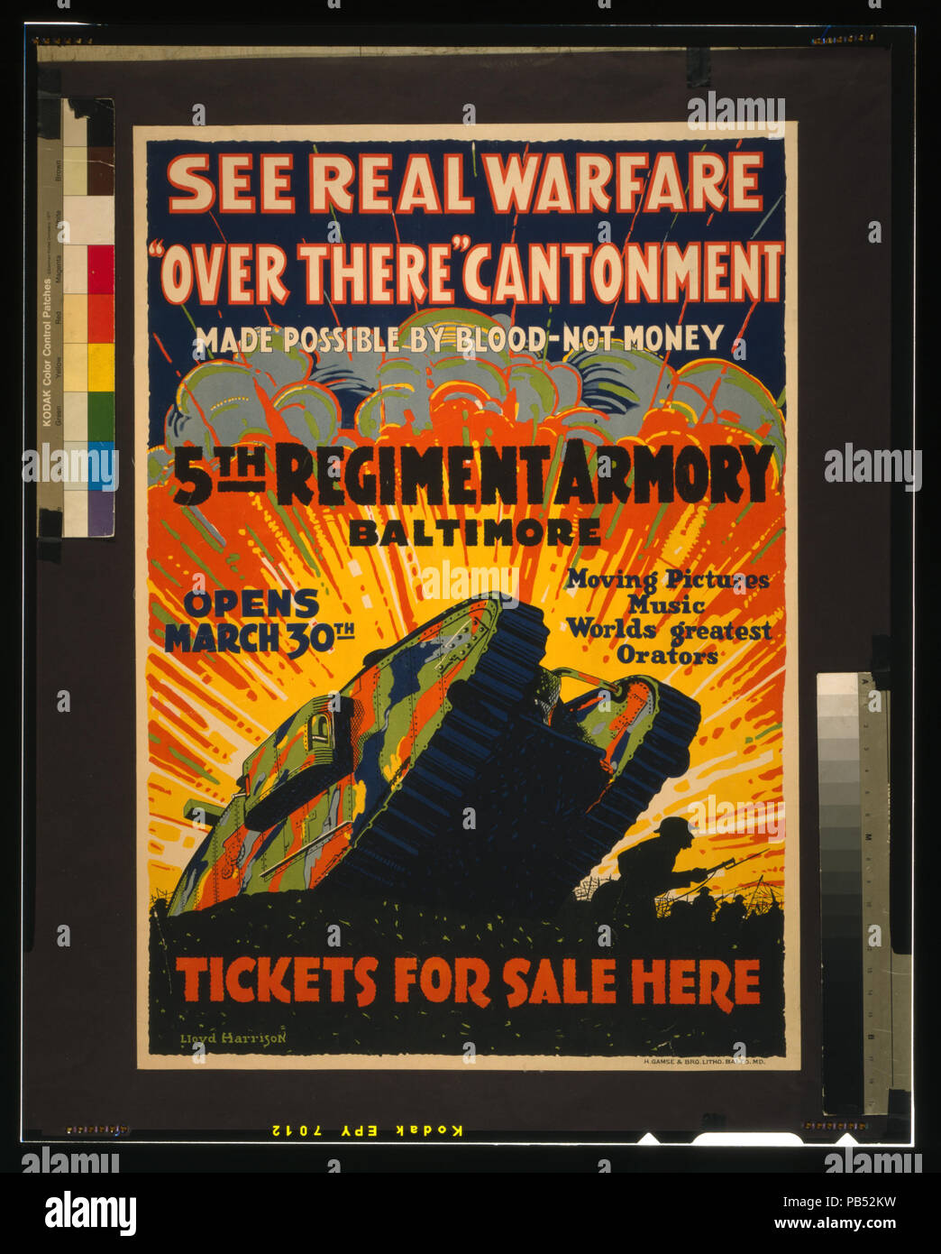 1304 Siehe real Warfare - "drüben" cantonment - Blut - nicht Geld LCCN 2002711988 Stockfoto