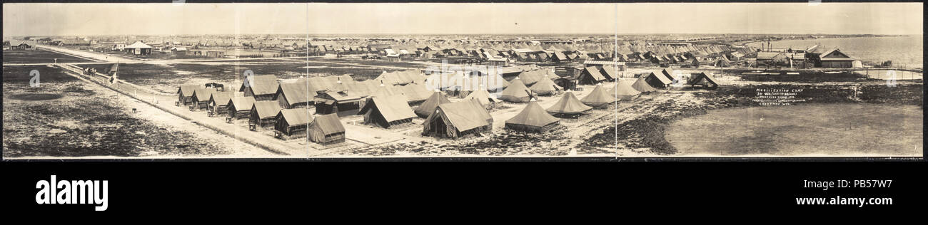 1052 Mobilisierung Camp, 2. Div. (Weniger 5. Brigade), Texas City, Texas, 1914 LCCN 2007664138 Stockfoto