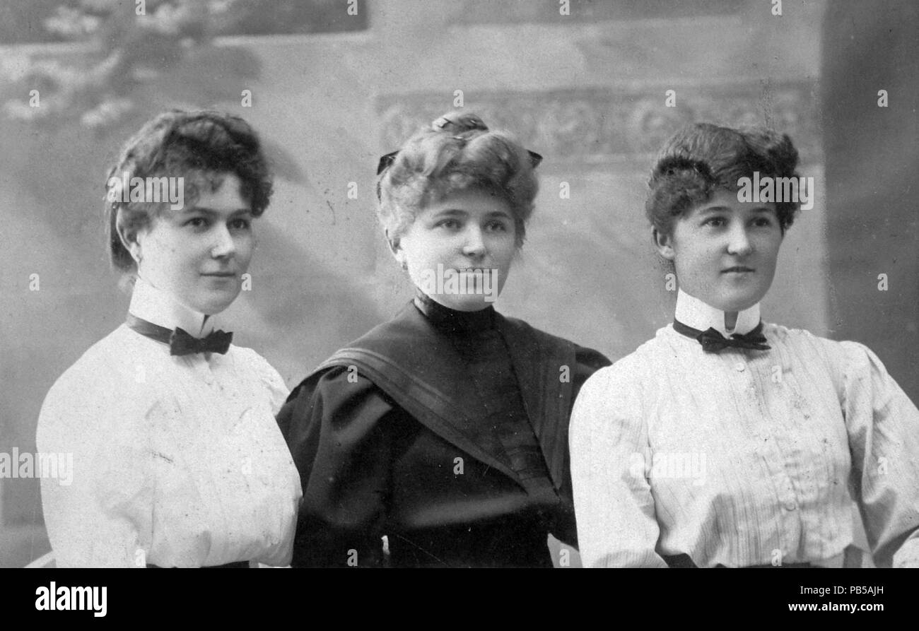 1597 Tableau, Frauen, Studio, Mode Fortepan 13593 Stockfoto