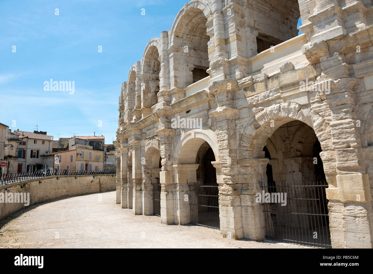 Frankreich, Frankreich, La Camargue, Arles, Les Arènes d'Arles, Arena von Arles sterben, die Arenen von Arles *** Local Caption *** Frankreich, La Camargue, Arle Stockfoto