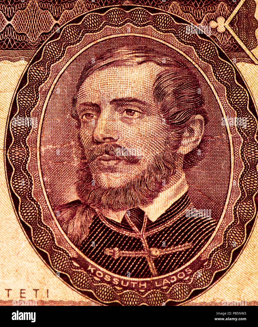 100 Ungarische Forint Bank Note. Ungarische Forint ist die nationale Währung der Ungarn Stockfoto