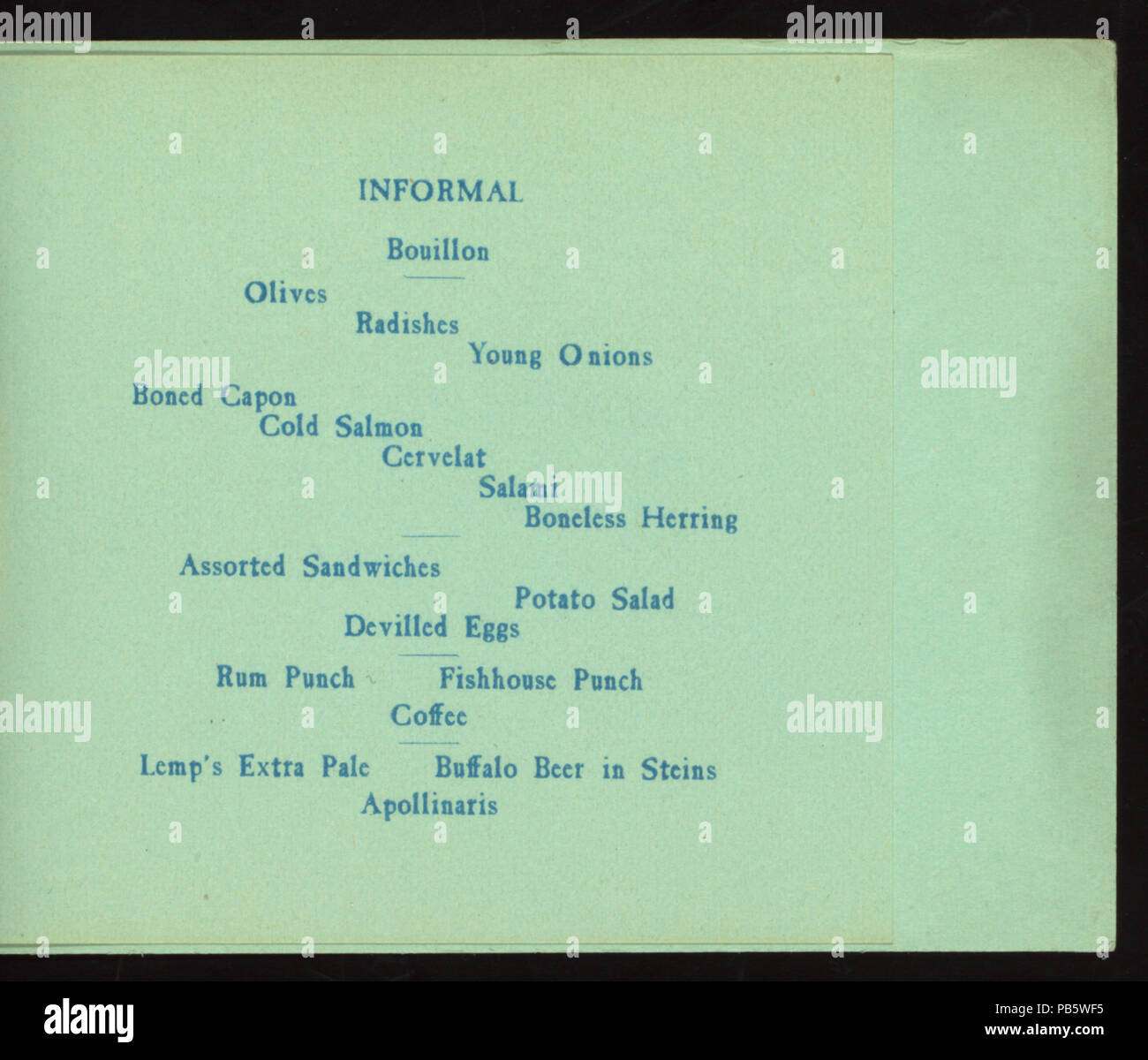 968 Mittagessen (Besitz) BAILY CATERING CO. DAS (at) "MIRROR LAKE PERGOLA, Pan American Exposition" (NYPL Hades -276577-4000013976) Stockfoto