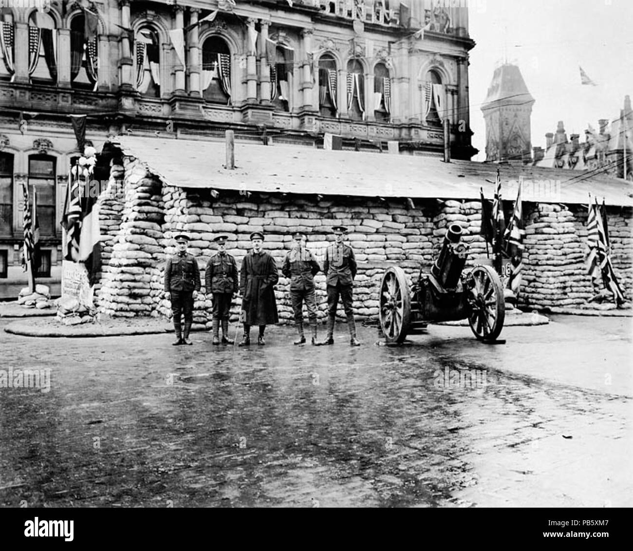 1549 SoldiersParliamentHill Stockfoto