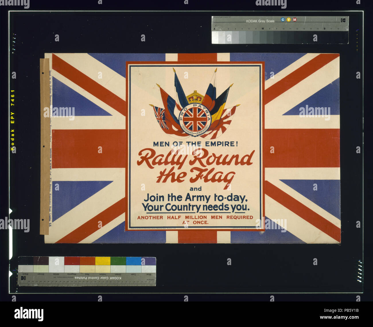 1015 Männer des Reiches! Rallye rund um die Flagge und der Armee zu melden Sie ihr Land braucht sie. Eine weitere halbe Million Männer erforderlich auf einmal LCCN 2003668160 Stockfoto