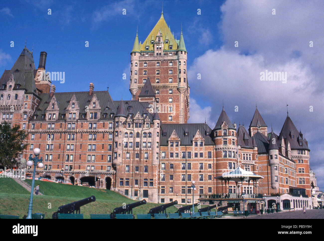 Hotel Chateau Frontenac, Quebec, Kanada. Foto Stockfoto