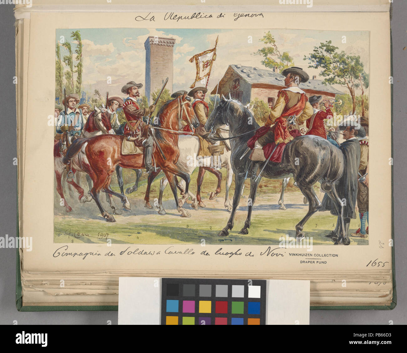 817 Italien. Genua, 878-1684 (Nypl b 14896507-1528888) Stockfoto