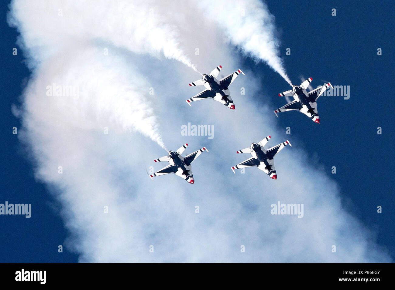 Us Air Force Thunderbirds Demonstration Team Stockfoto
