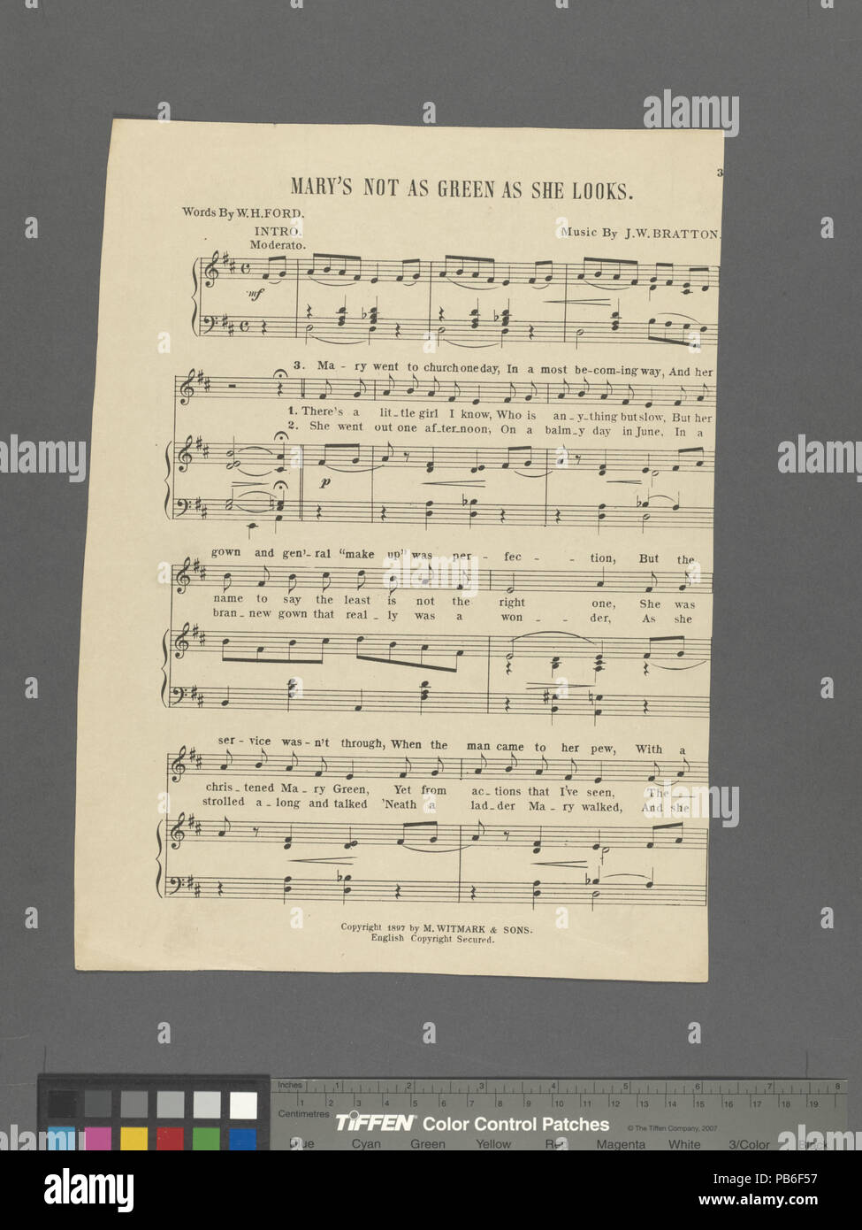 1004 Mary's nicht so grün, wie sie aussieht (NYPL Hades -464566-1711721) Stockfoto