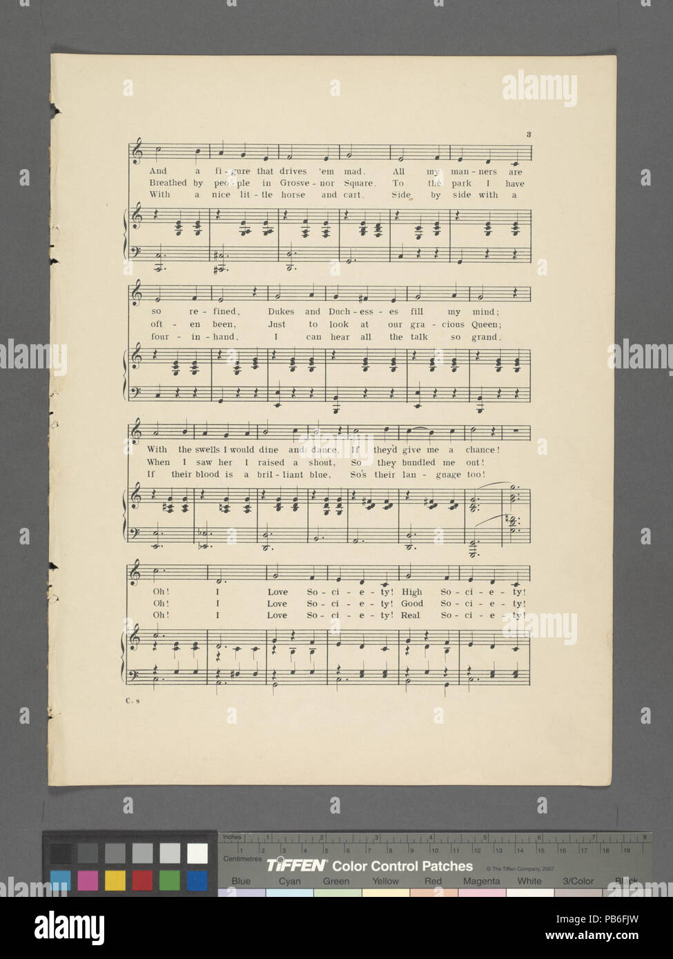 1128 Oh! Ich liebe Gesellschaft (NYPL Hades -610294-1812243) Stockfoto