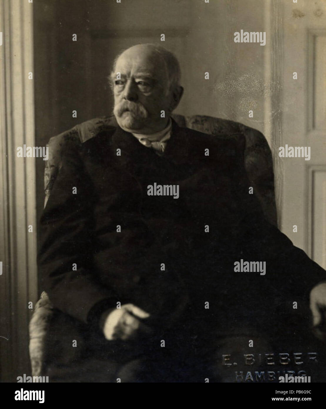 1144 Otto von Bismarck preußischer Staatsmann und ehemaliger Bundeskanzler der Bundesrepublik Deutschland Klaus Niermann 1898 Stockfoto