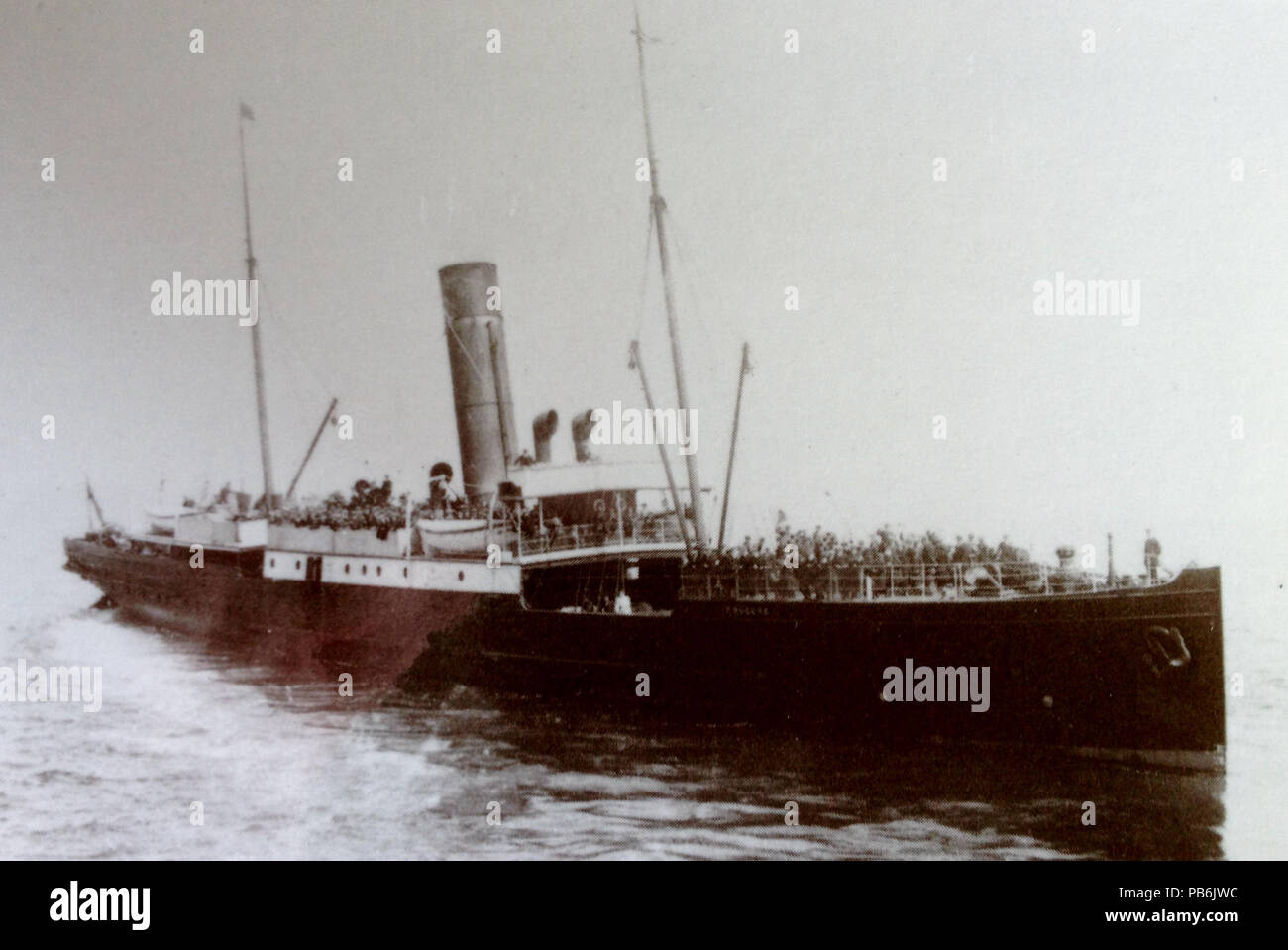 814 Isle of Man Steam Packet Schiff, Douglas. Stockfoto