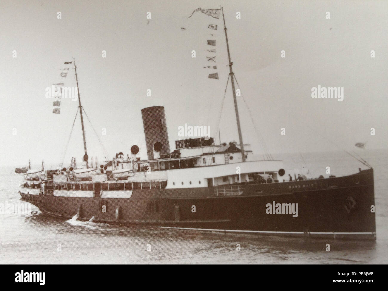 1561 SS Manx Maid (Isle of Man Steam Packet Company). Stockfoto