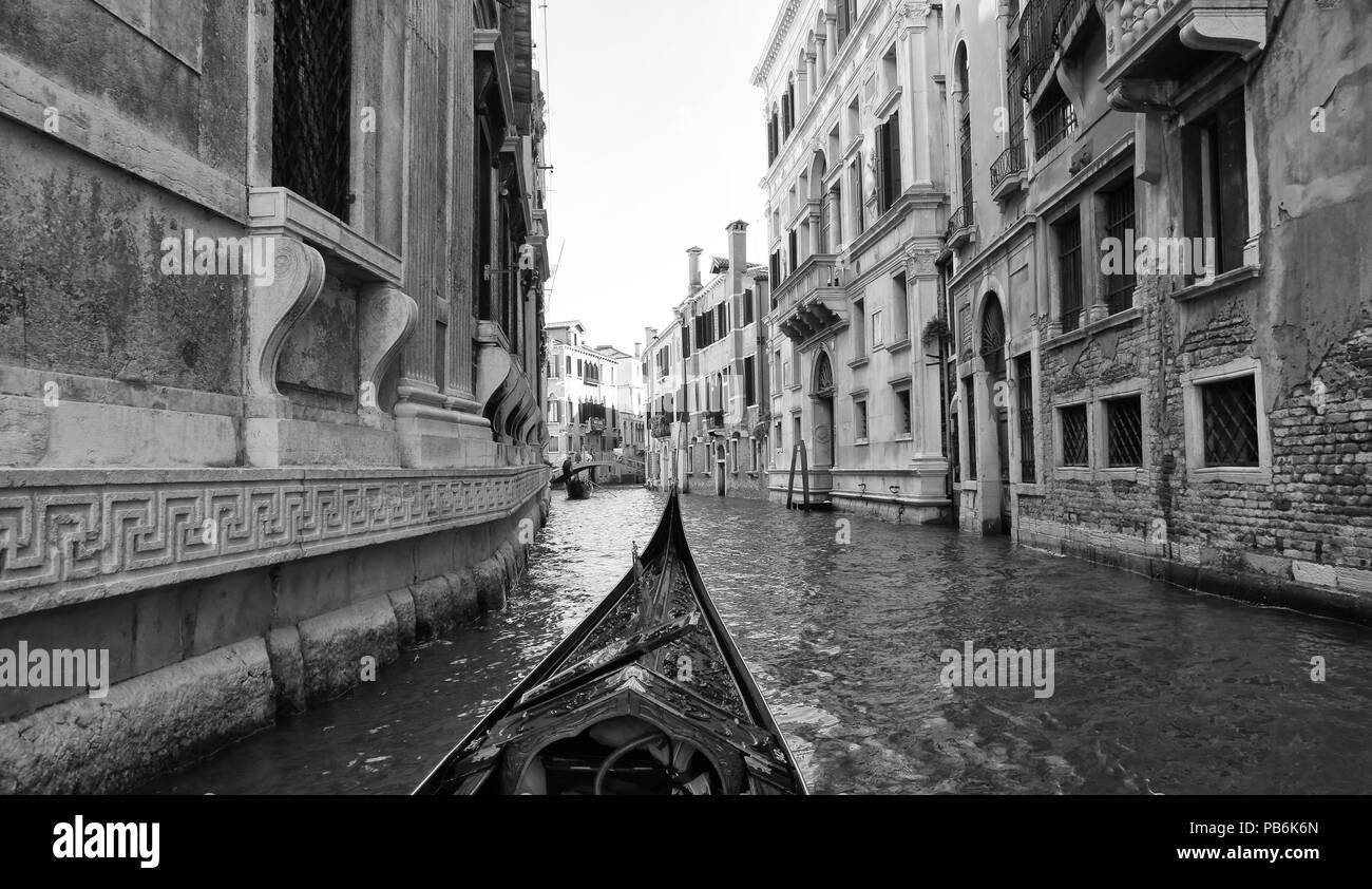 Kanäle von Venedig Stockfoto