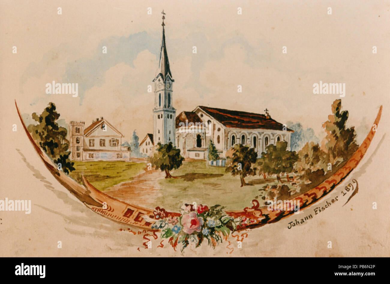 761 HistA Lustenau Fotosammlung K090 Stockfoto