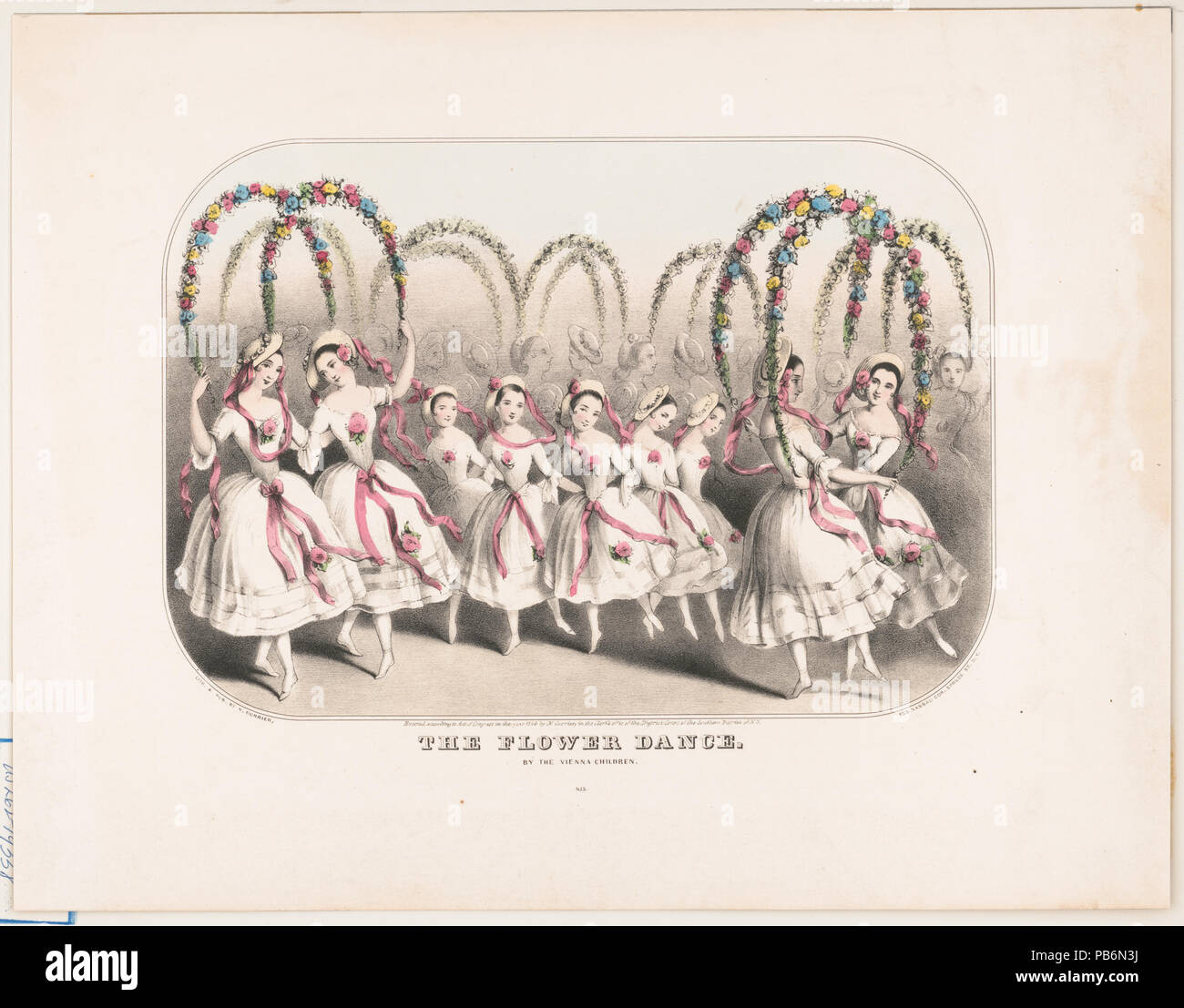 1635 Die Blume Tanz - Durch die Wiener Kinder LCCN 2001699174 Stockfoto