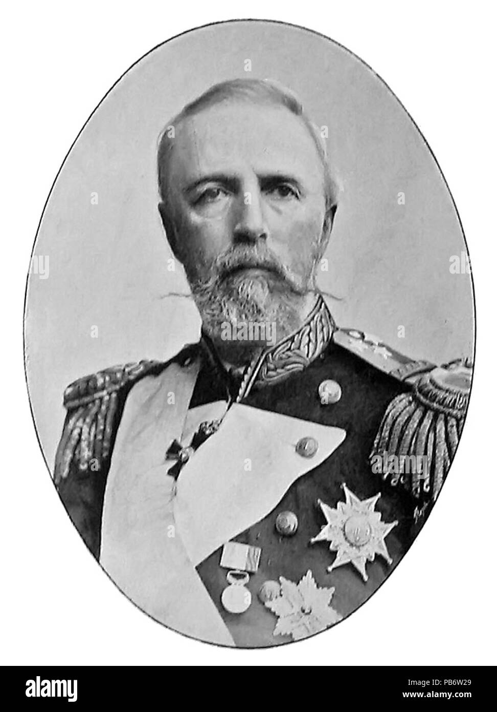 1143 Oscar II., Svensk porträttgalleri Stockfoto