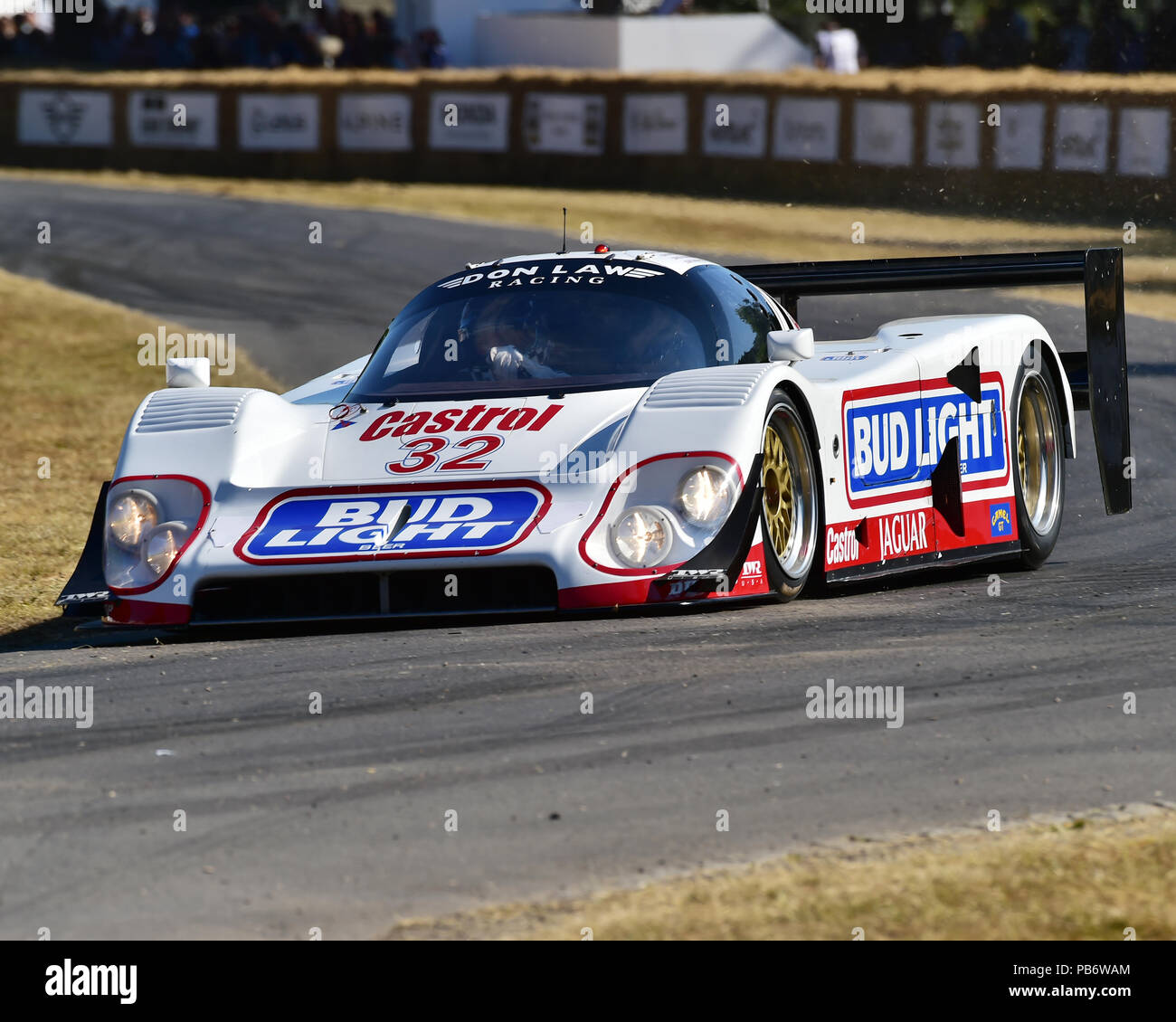 Justin Recht, Jaguar XJR 12 D, Sport Racers 1966 - 2000, Festival der Geschwindigkeit - das Silberne Jubiläum, Goodwood Festival der Geschwindigkeit, 2018, Motorsport, automobi Stockfoto