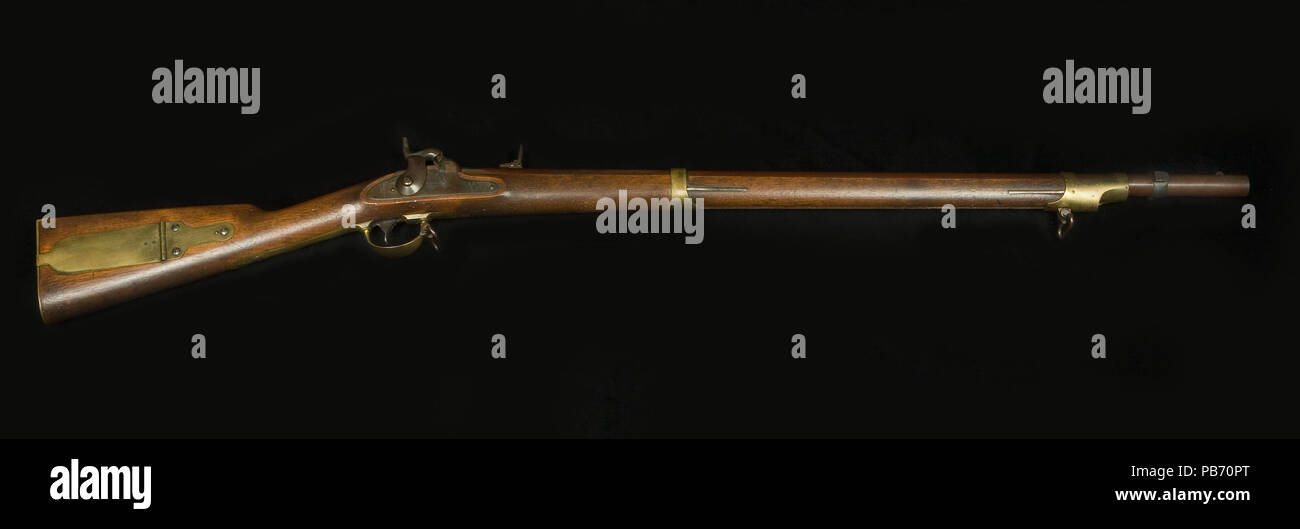 1052 Modell 1841 US-percussion Rifle (a.k.a. "Mississippi Rifle") Stockfoto