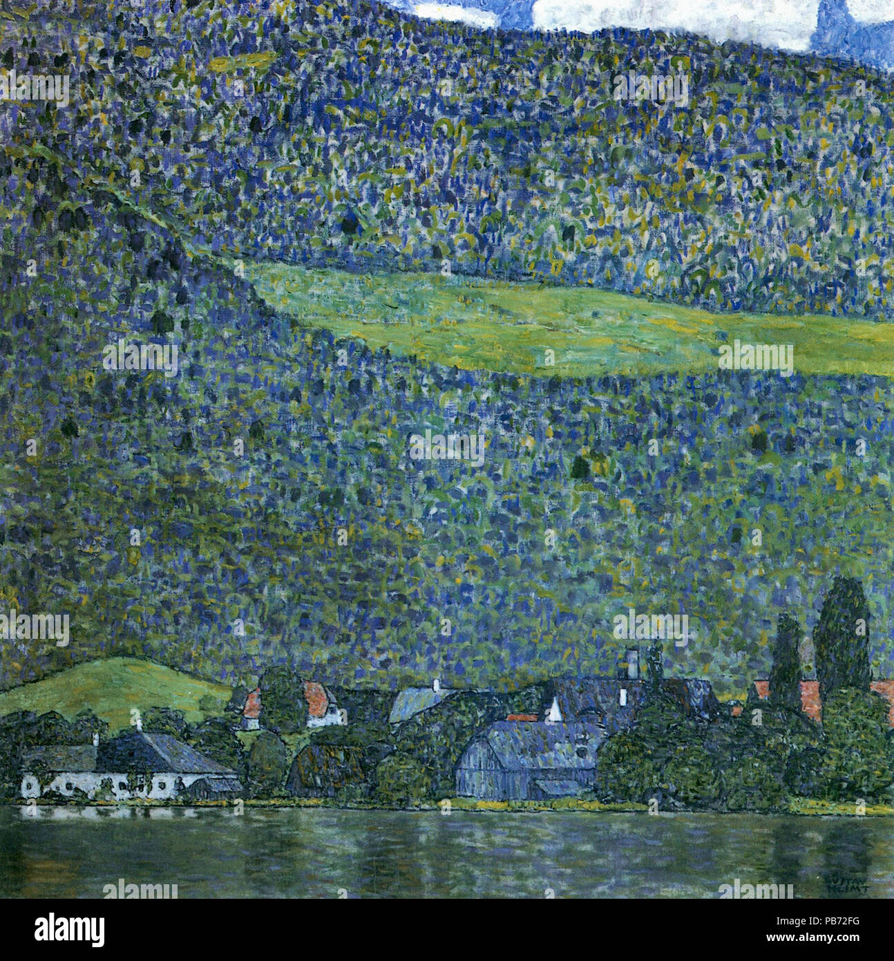 Klimt Gustave - Unterach am Attersee Stockfoto