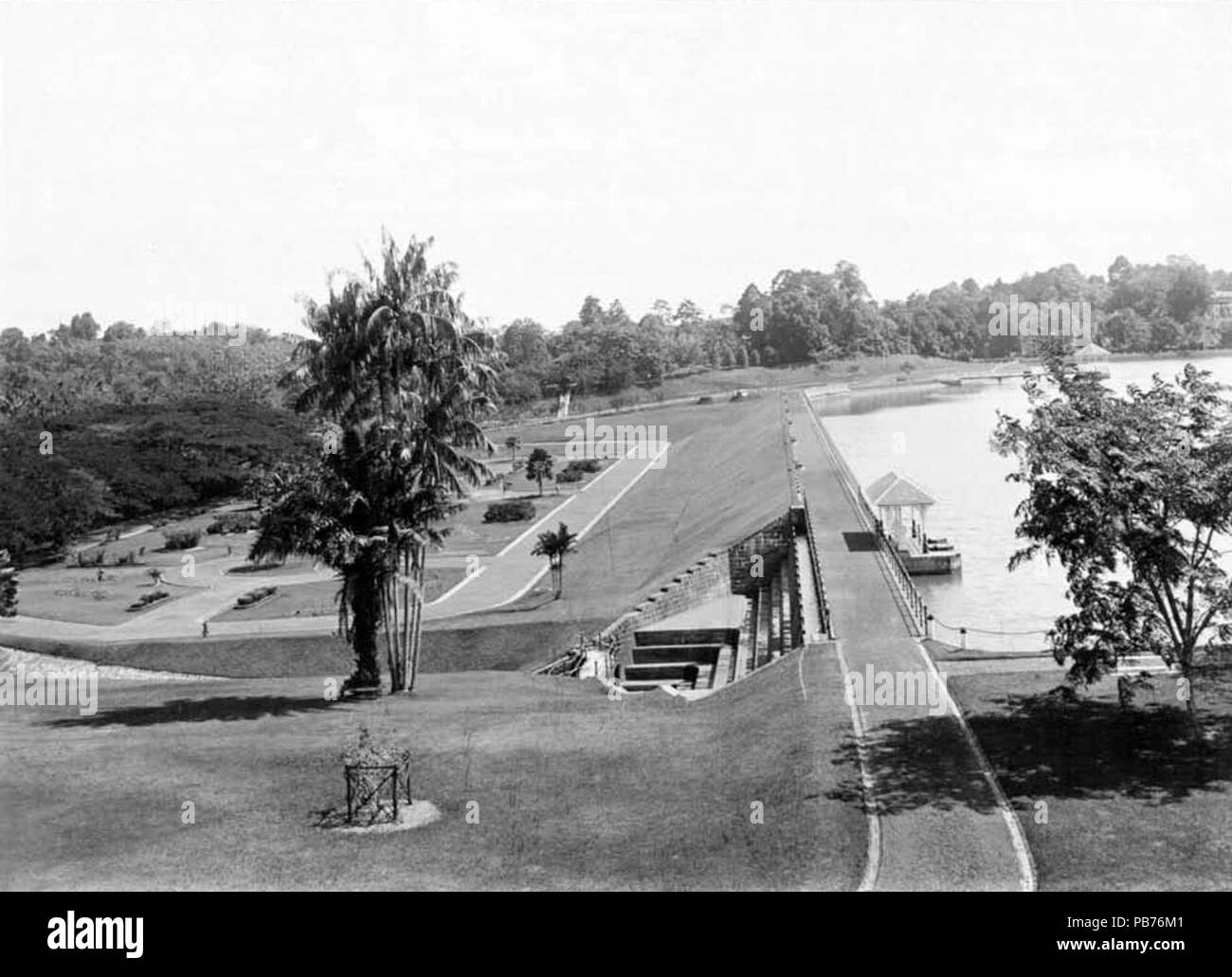 1554 Souvenir von Singapur, 1914 - Platte 07 - Beschlagnahme Behälter Stockfoto