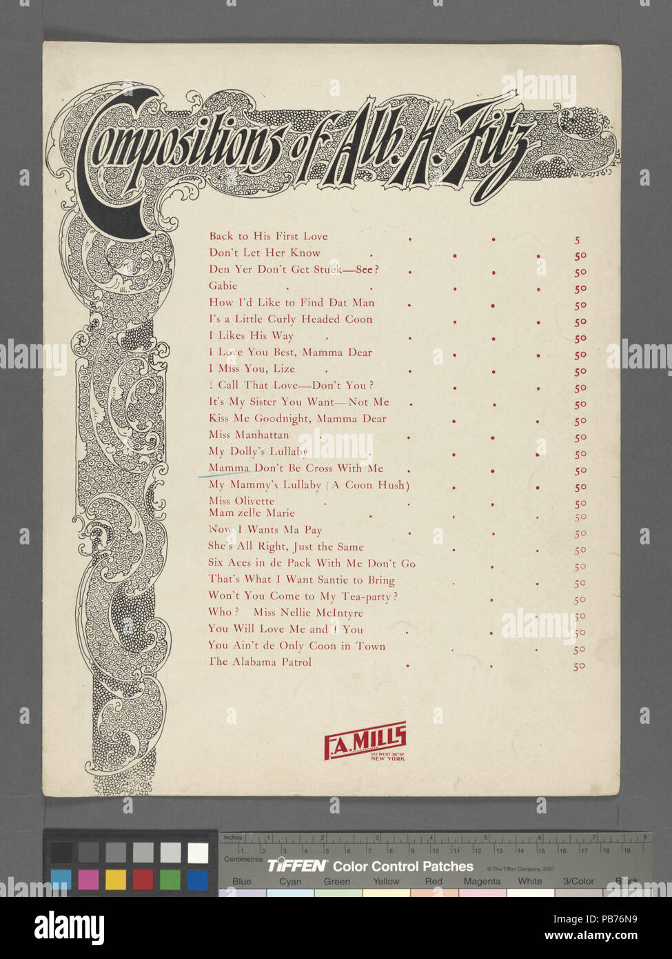 988 Mamma nicht böse sein mit Mir (NYPL Hades -609844-1255792) Stockfoto