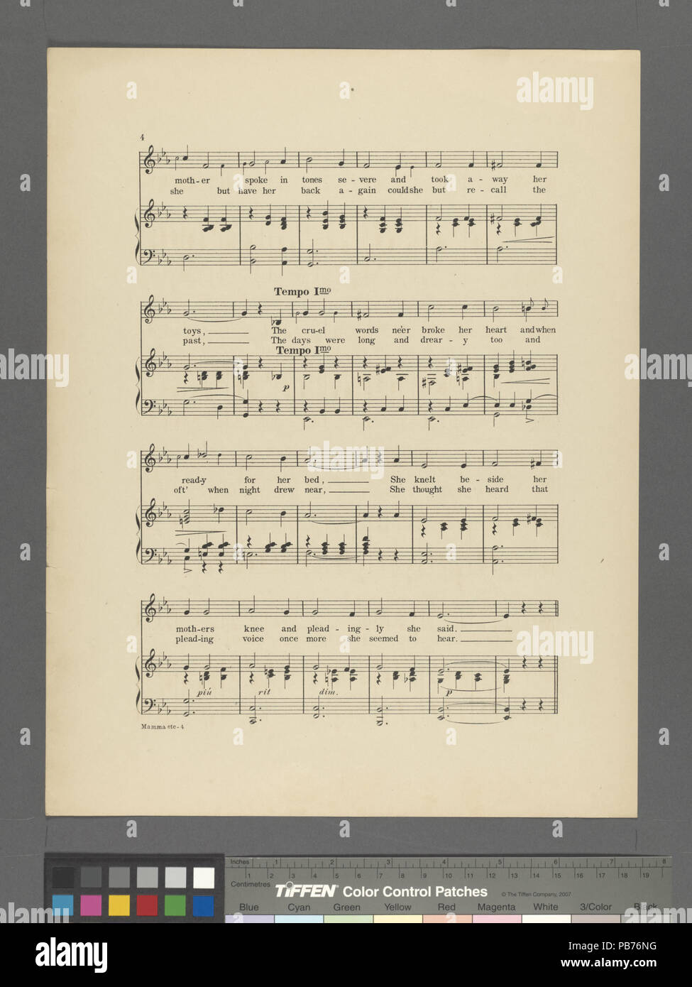 988 Mamma nicht böse sein mit Mir (NYPL Hades -609844-1806209) Stockfoto