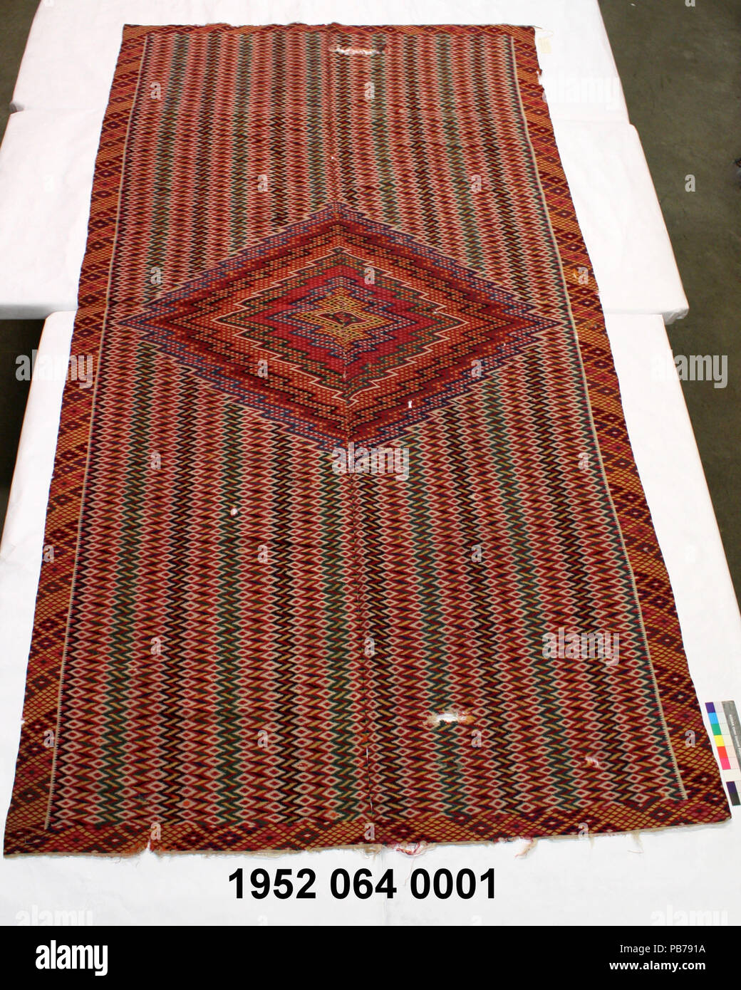 1285 Saltillo Serape von Peter Sarpy Stockfoto