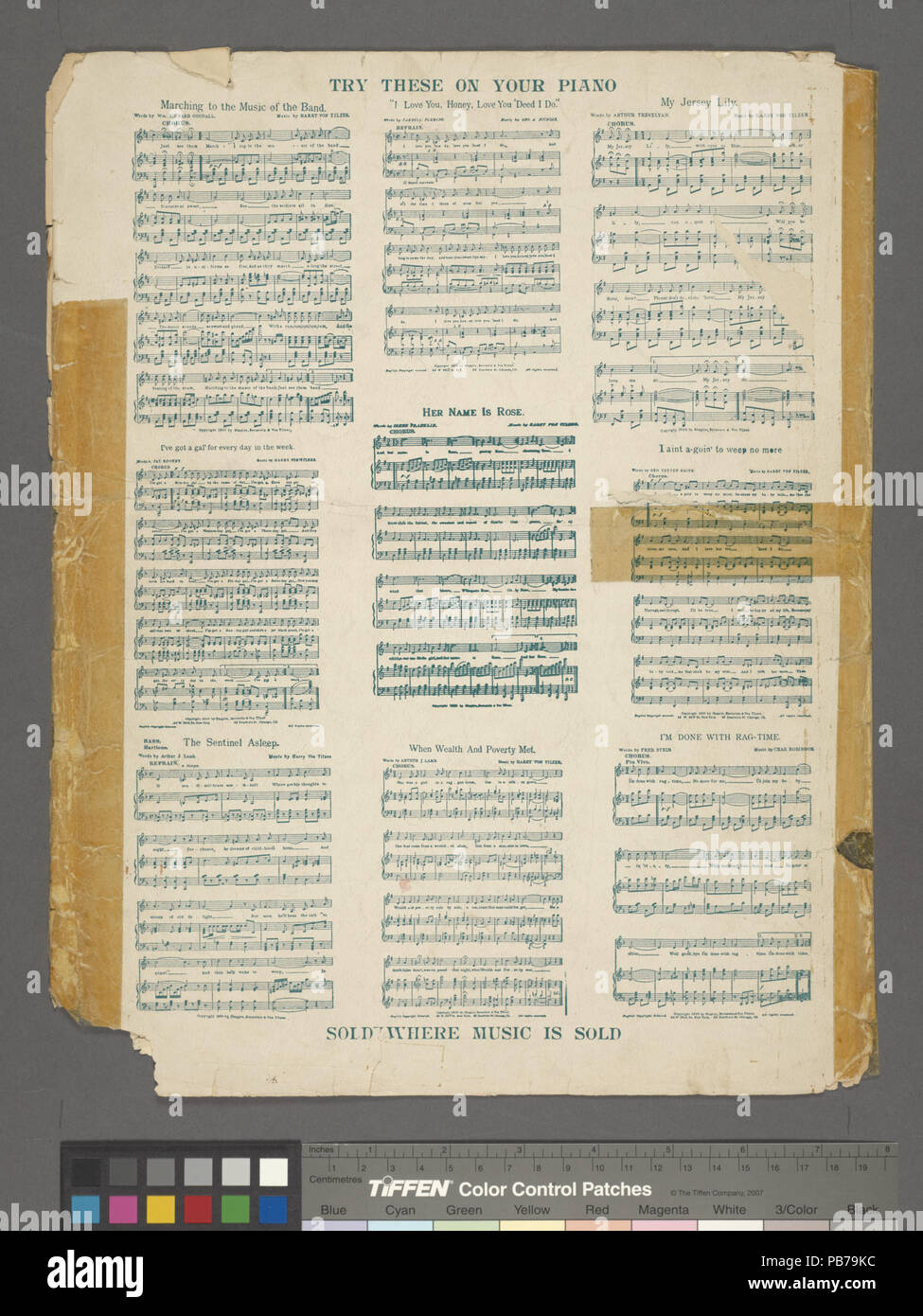 779 I aint a-goin' zu weinen nicht mehr (NYPL Hades -609346-1823579) Stockfoto