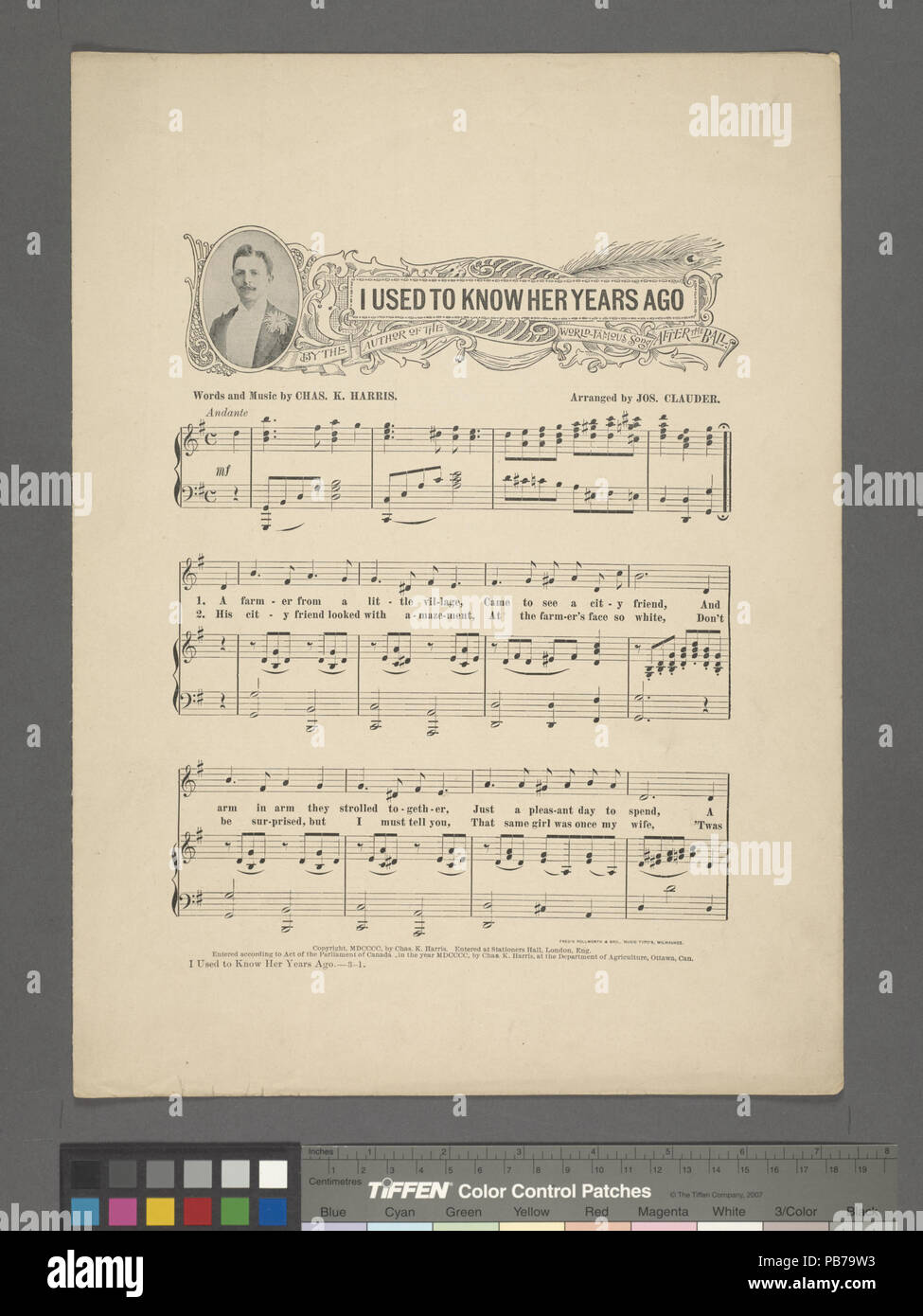 782 ich vor Jahren kennen (NYPL Hades -609290-1823749) Stockfoto